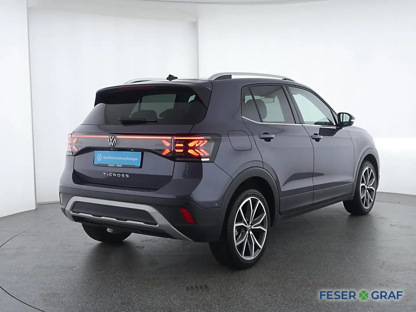 Volkswagen T-Cross 1.0 TSI Style DSG IQ-Light/AHK/ACC/Navi Gris - 2