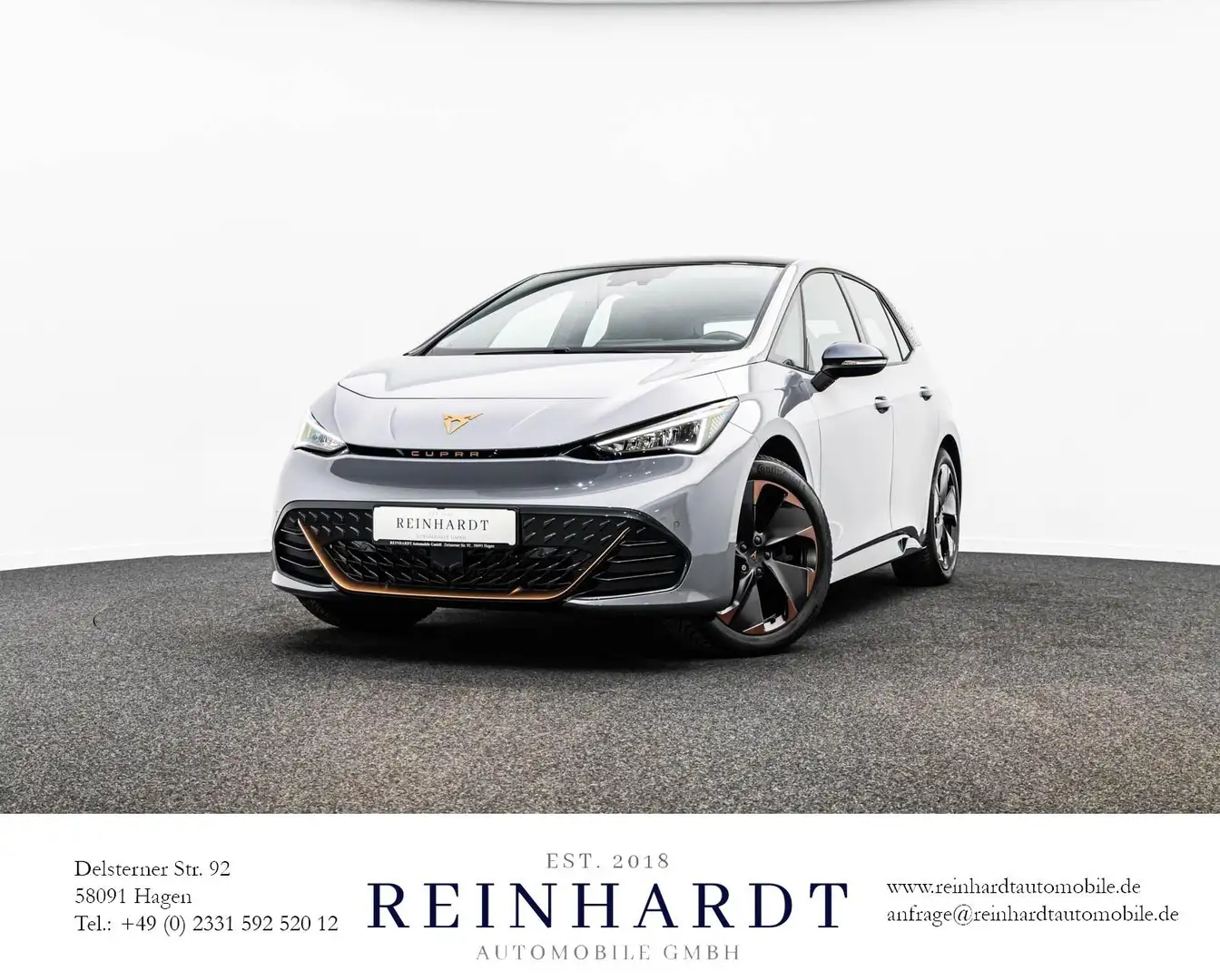 CUPRA Born 150KW ACC/HuD/PANO/KESSY/MASSAGE/BEATS/KAM. Gris - 1