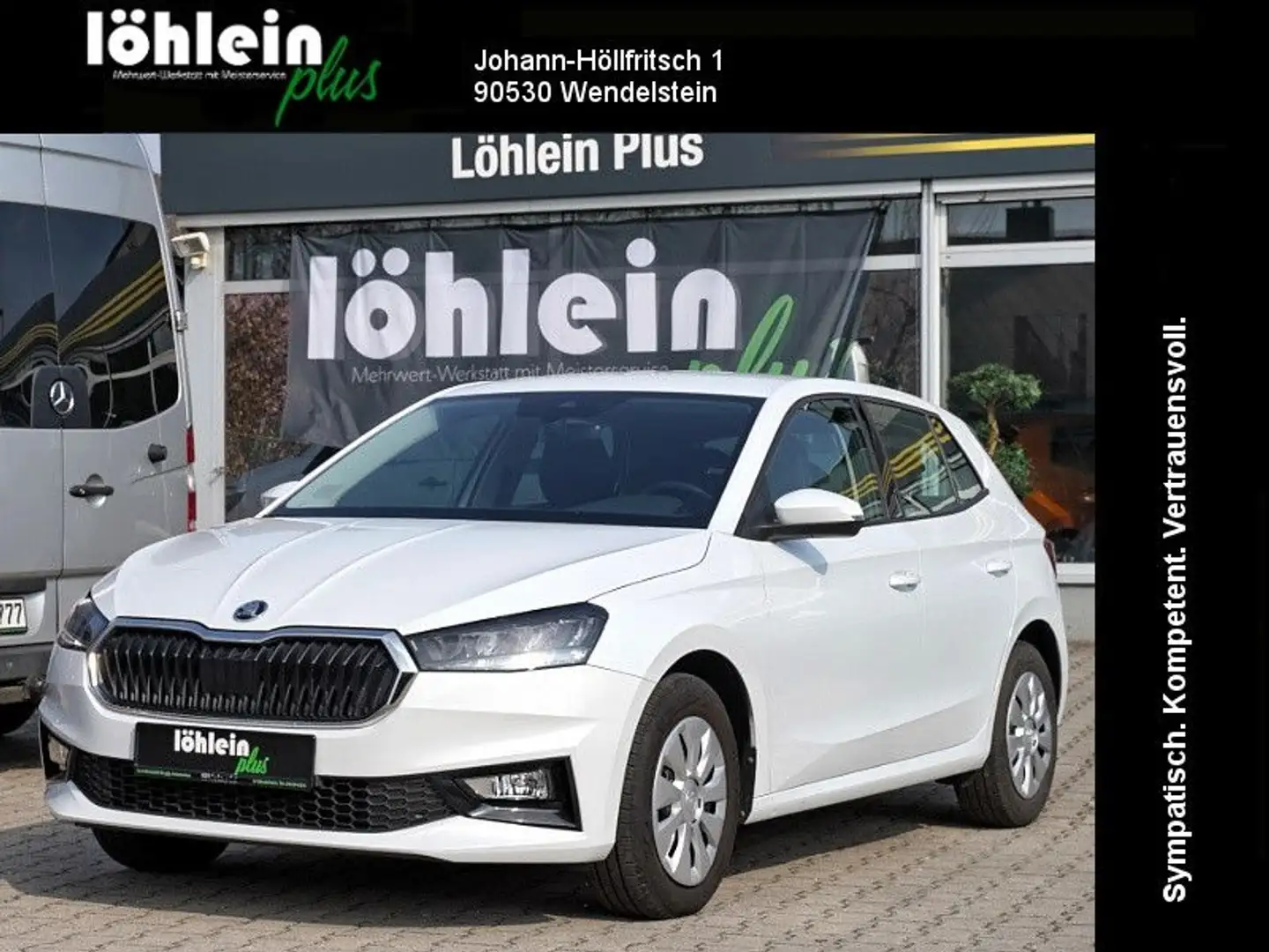 Skoda Fabia 1.0l MPI *PDC+KLIMA+SHZ+ Белый - 1