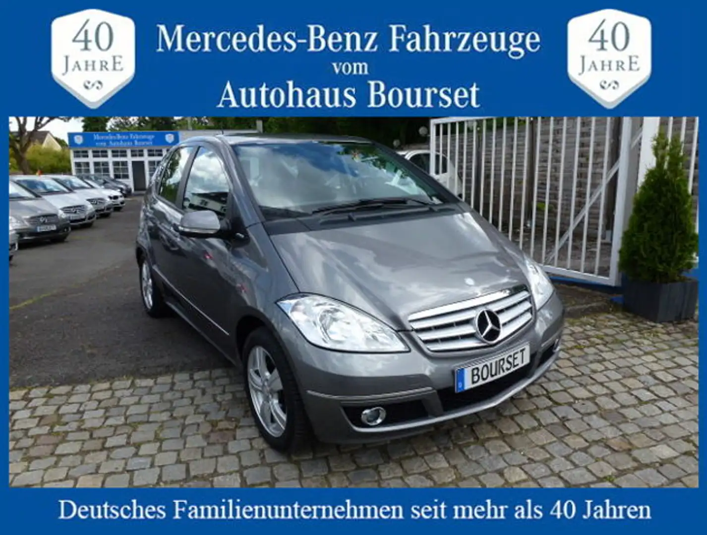 Mercedes-Benz A 160 AVANTGARDE erst.47000 KM-Klimaanlage-Alu Grau - 1