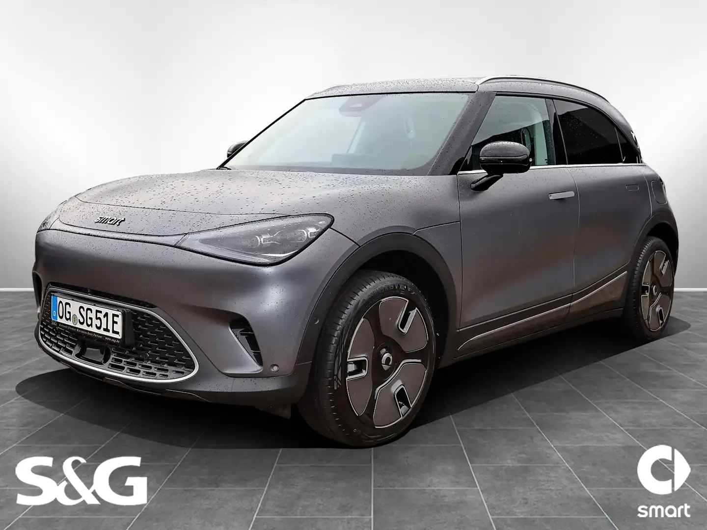 smart #1 PREMIUM 22KW+DAB+LED+360°+Navi+Head-UP+Fahras Grau - 1