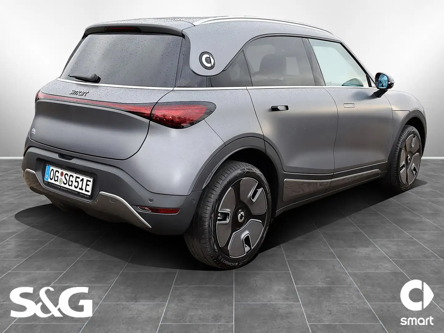 smart #1 PREMIUM 22KW+DAB+LED+360°+Navi+Head-UP+Fahras Szary - 2