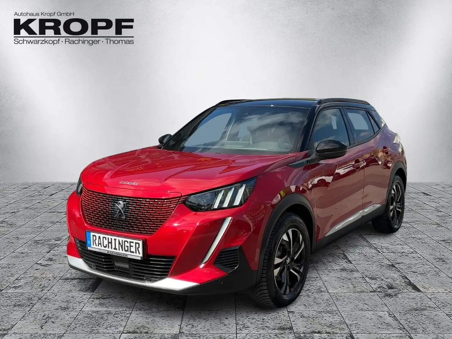Peugeot 2008 e- Elektromotor 136 e- GT FLA LM KAM Rot - 2