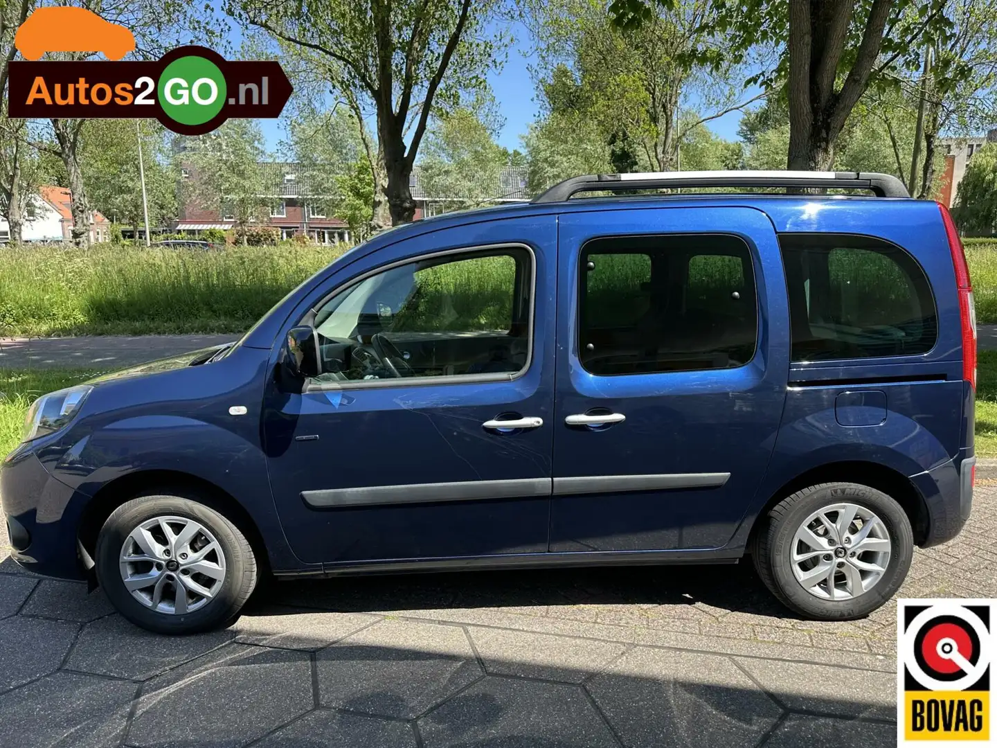 Renault Kangoo Family 1.2 TCe Limited I Airco I dub. schuifdeuren Azul - 2