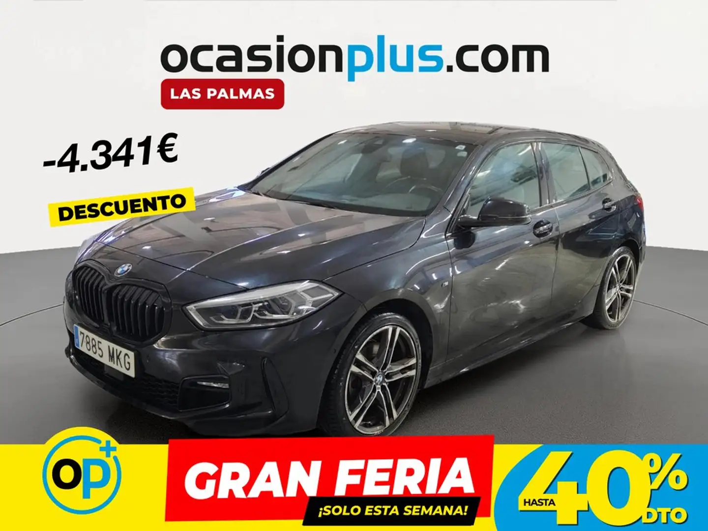 BMW 118 118dA Negro - 1