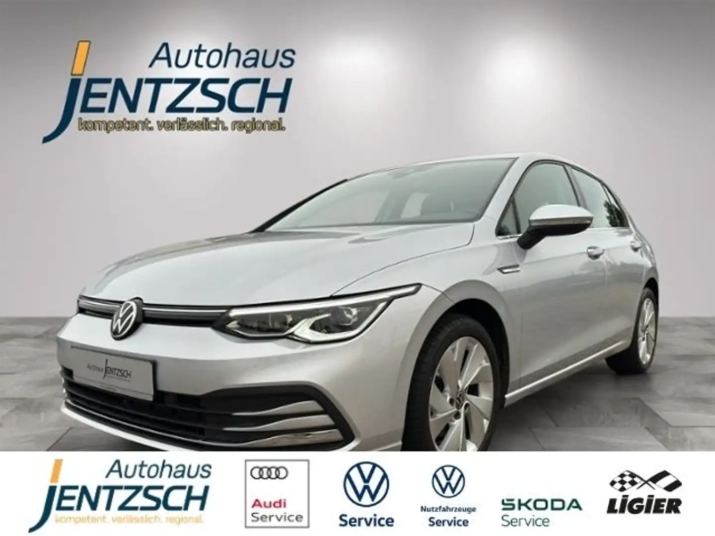 Volkswagen Golf VIII Lim. Style NAVI/ACC/APP/AHK/LED Silber - 1