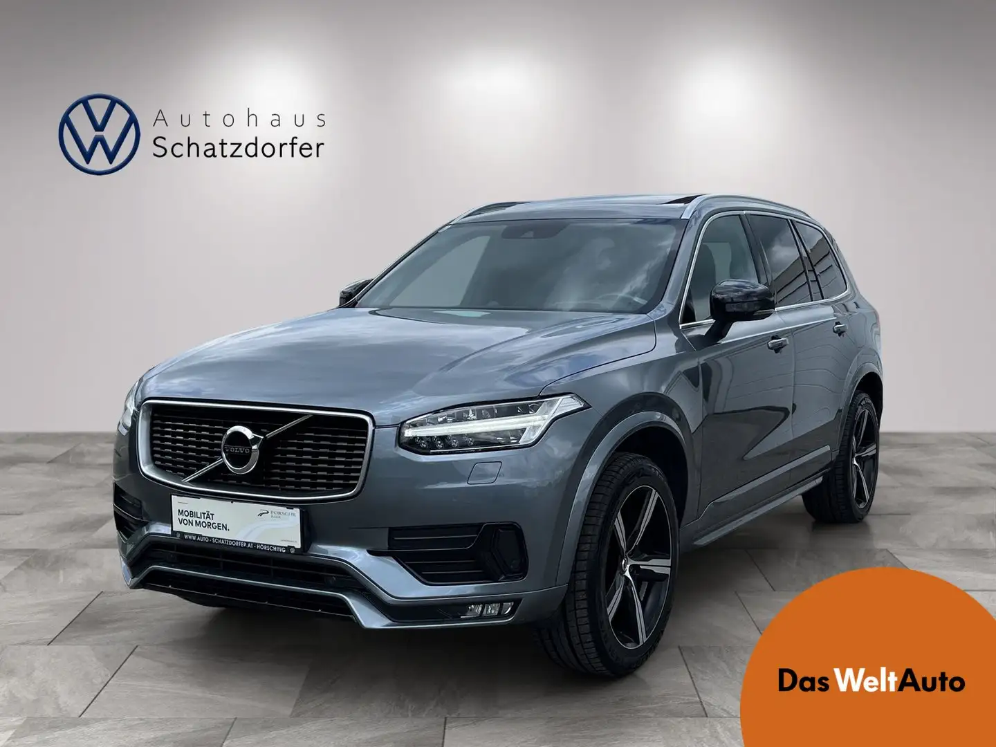 Volvo XC90 D5 AWD R-Design Grau - 1