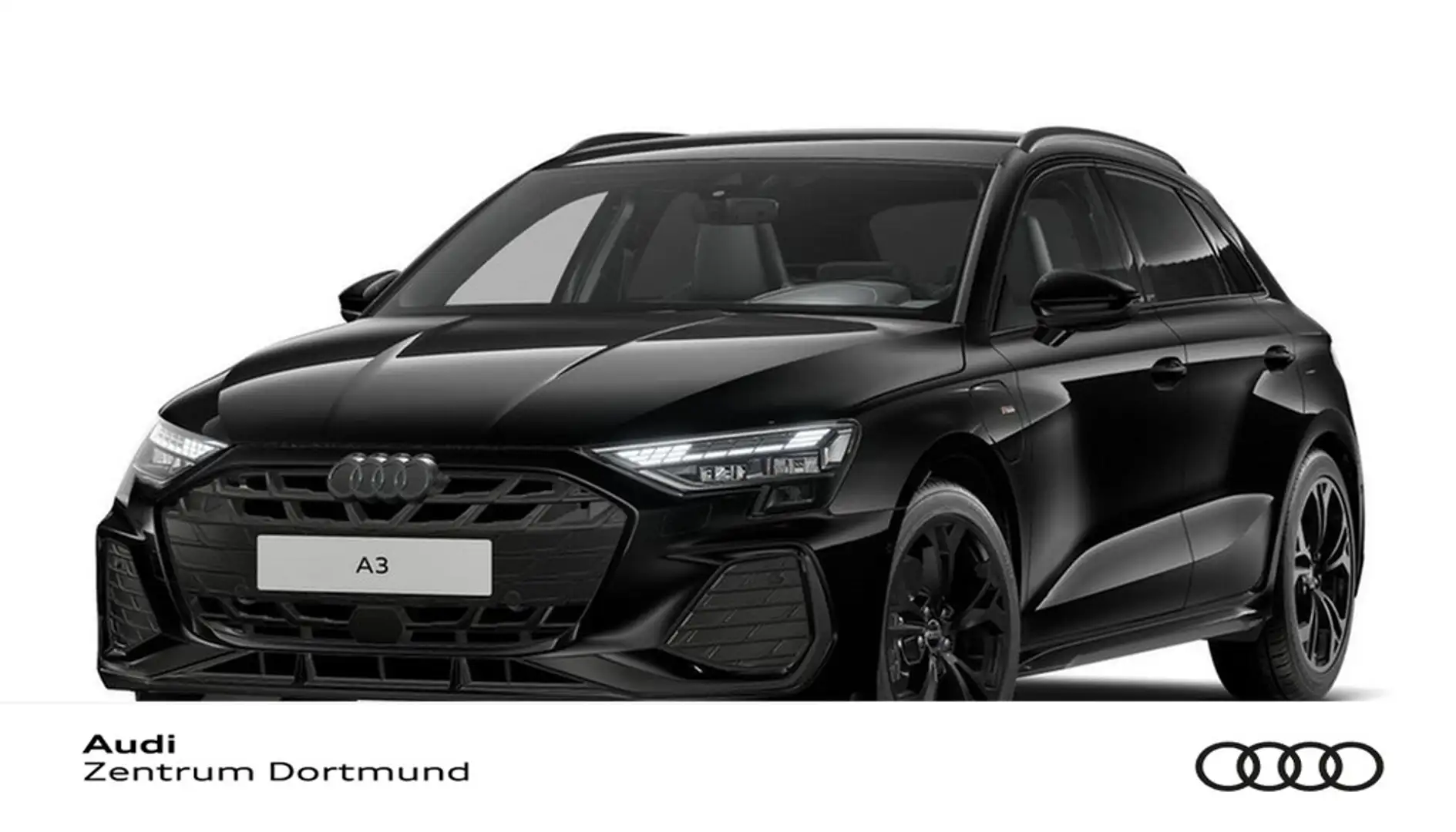Audi A3 Sportback 40 TFSI e S tronic S Line LED+Busines... Zwart - 1