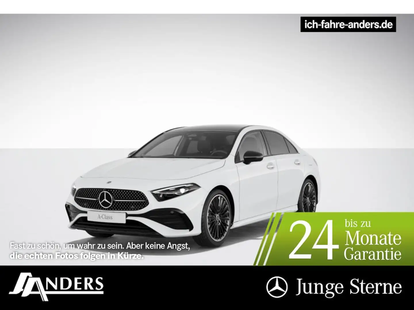 Mercedes-Benz A 220 d Limo AMG PREMIUM PLUS+Pano+Burm+HUD+360° Weiß - 1