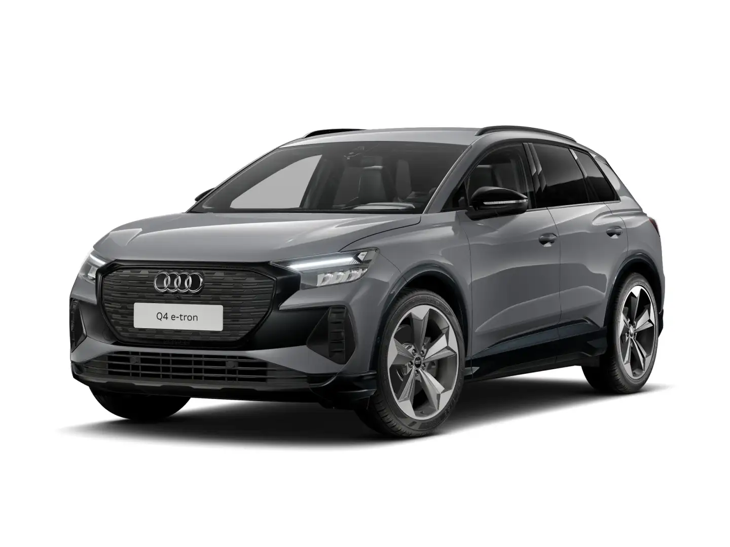 Audi Q4 e-tron Q4 45e-tron qu S-Line Black 21 AHK HuD LEDER NAV Grau - 2