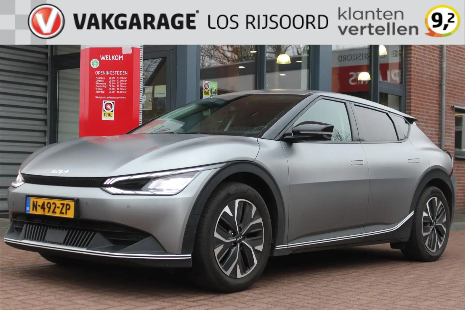 Kia EV6 58kWh | Mat-Grey | Carplay | Navigatie | Vol-Led | Grijs - 1