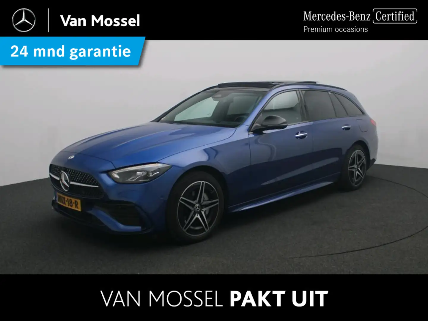Mercedes-Benz C 300 Estate e Star Edition AMG Line Plus Blauw - 1