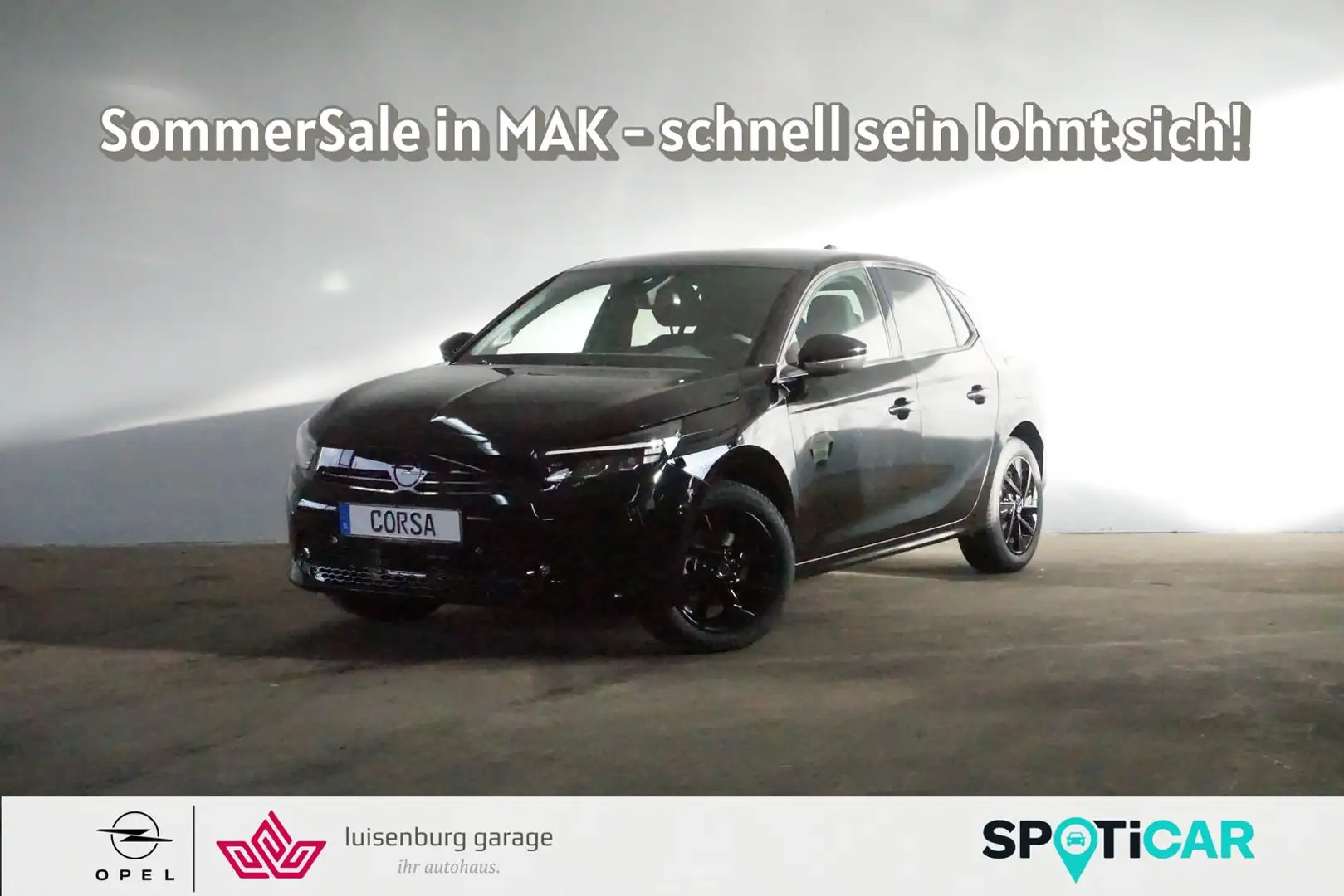 Opel Corsa GS 1.2 Turbo AT Navi Matrix RFK SHZ Schwarz - 1