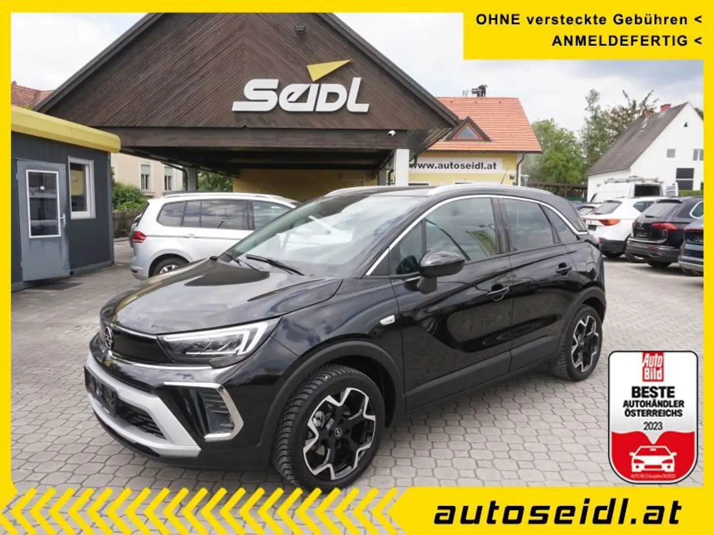 Opel Crossland 1,2 Turbo Elegance *TOPAUSSTATTUNG* Black - 1