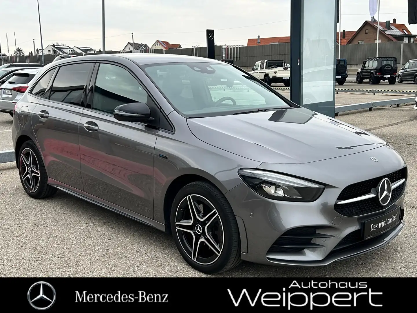 Mercedes-Benz B 250 B250 e MBUX LED AHK SPURPAKET KAM NIGHT AMG LINE Grau - 2