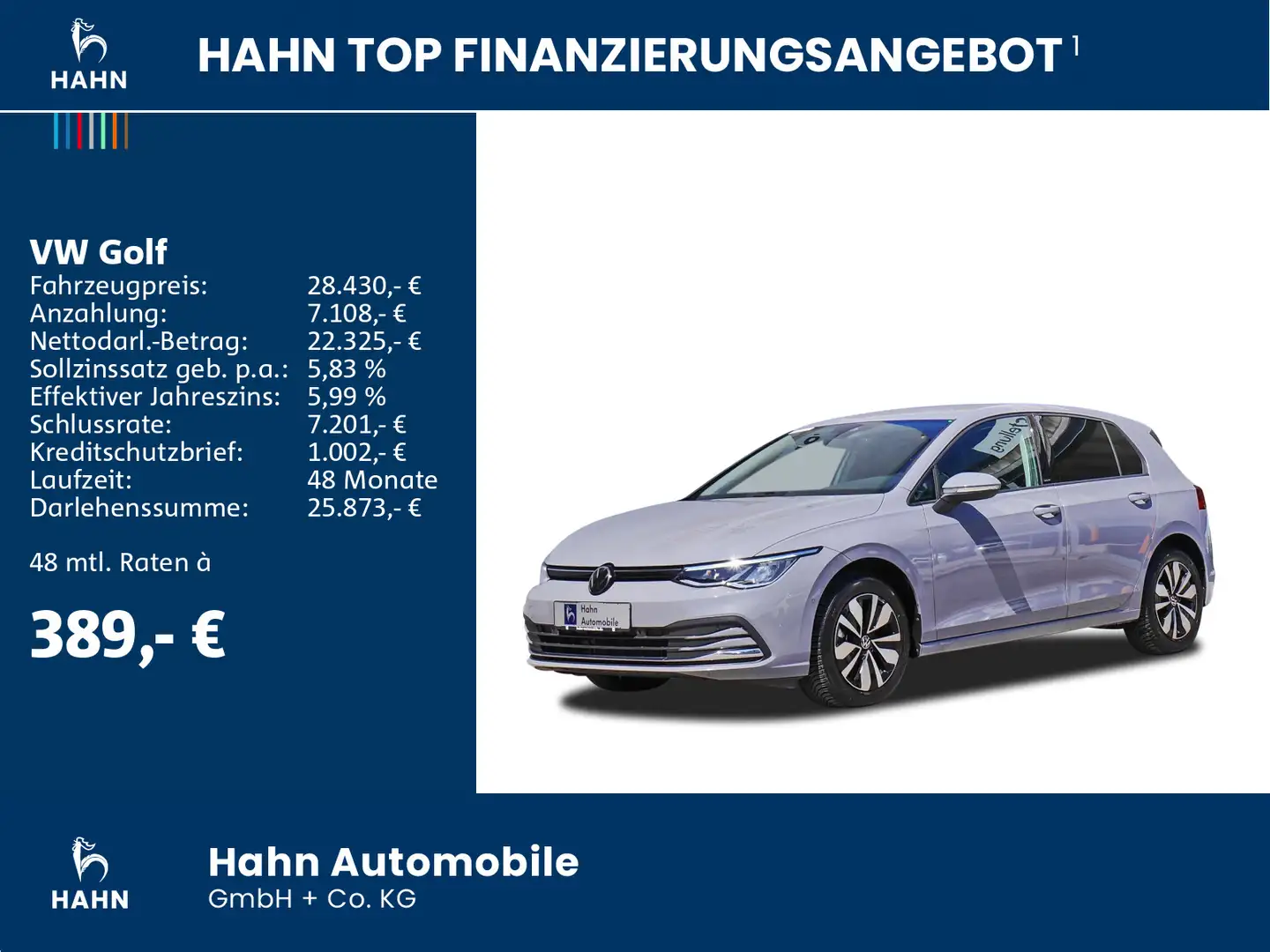 Volkswagen Golf VIII 2.0TDI DSG Move ACC Navi Cam App-Conne Grau - 2