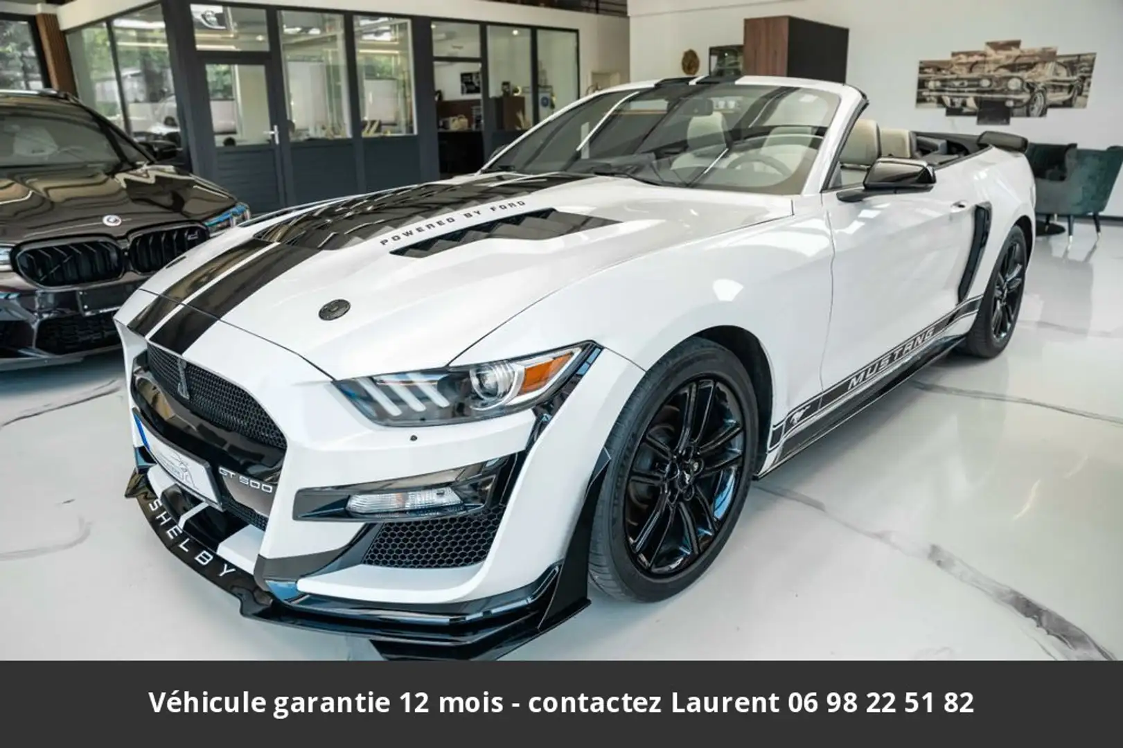 Ford Mustang Pack Shelby Tout compris hors homologation 4500e Blanc - 1