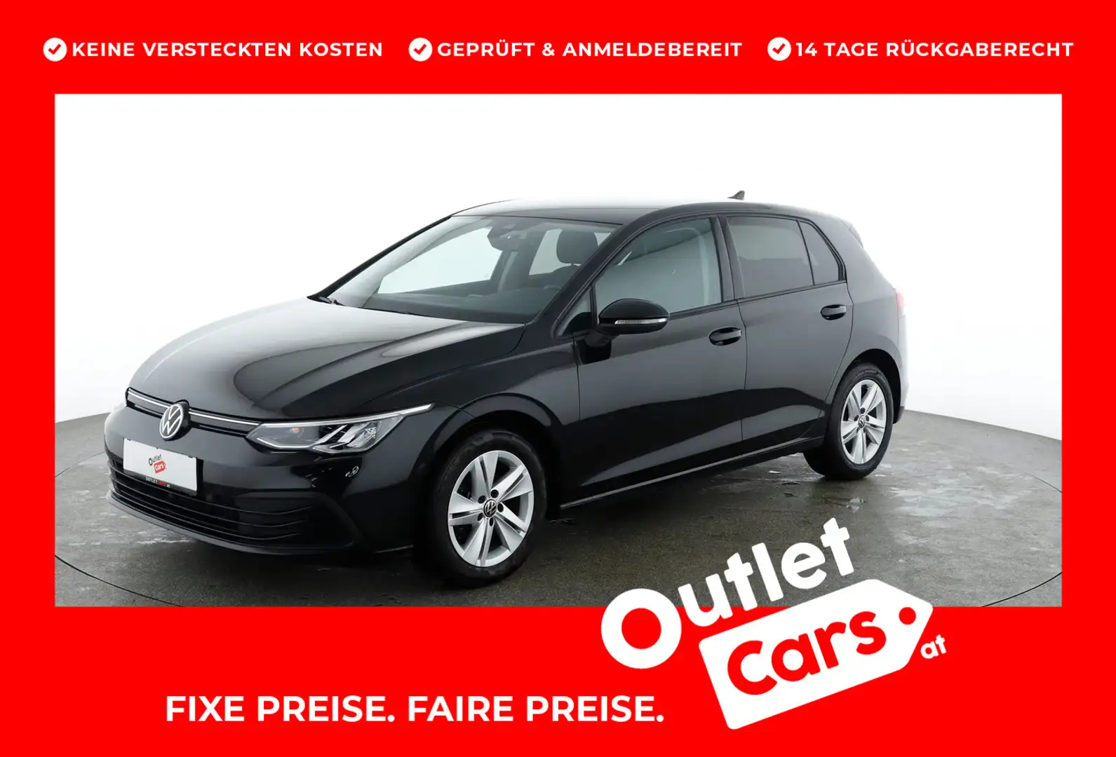 Volkswagen Golf Life TSI ACT Schwarz - 1