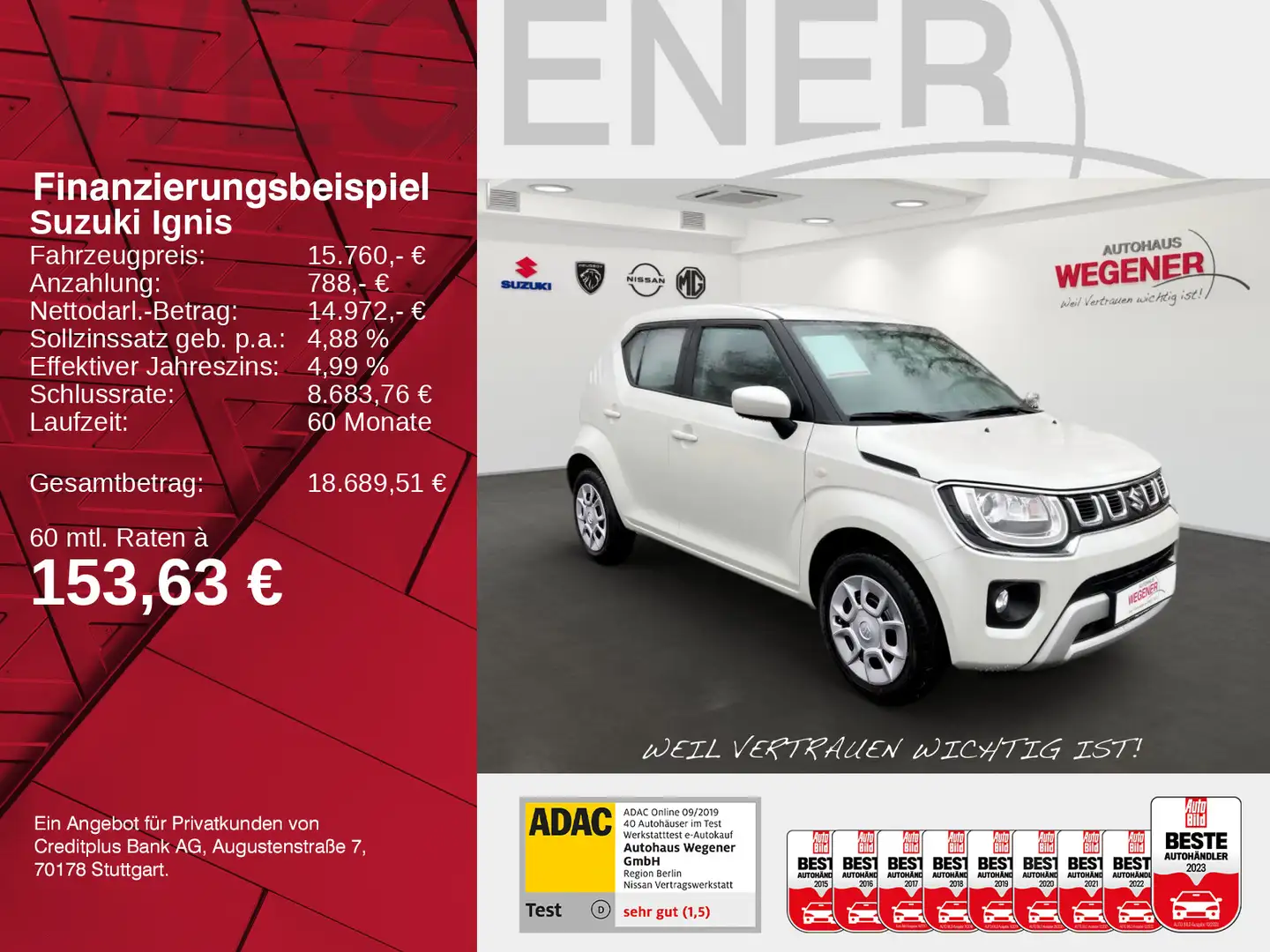 Suzuki Ignis IGNIS CLUB | HYBRID | KLIMA | ASISSTENSSYTEME Weiß - 2