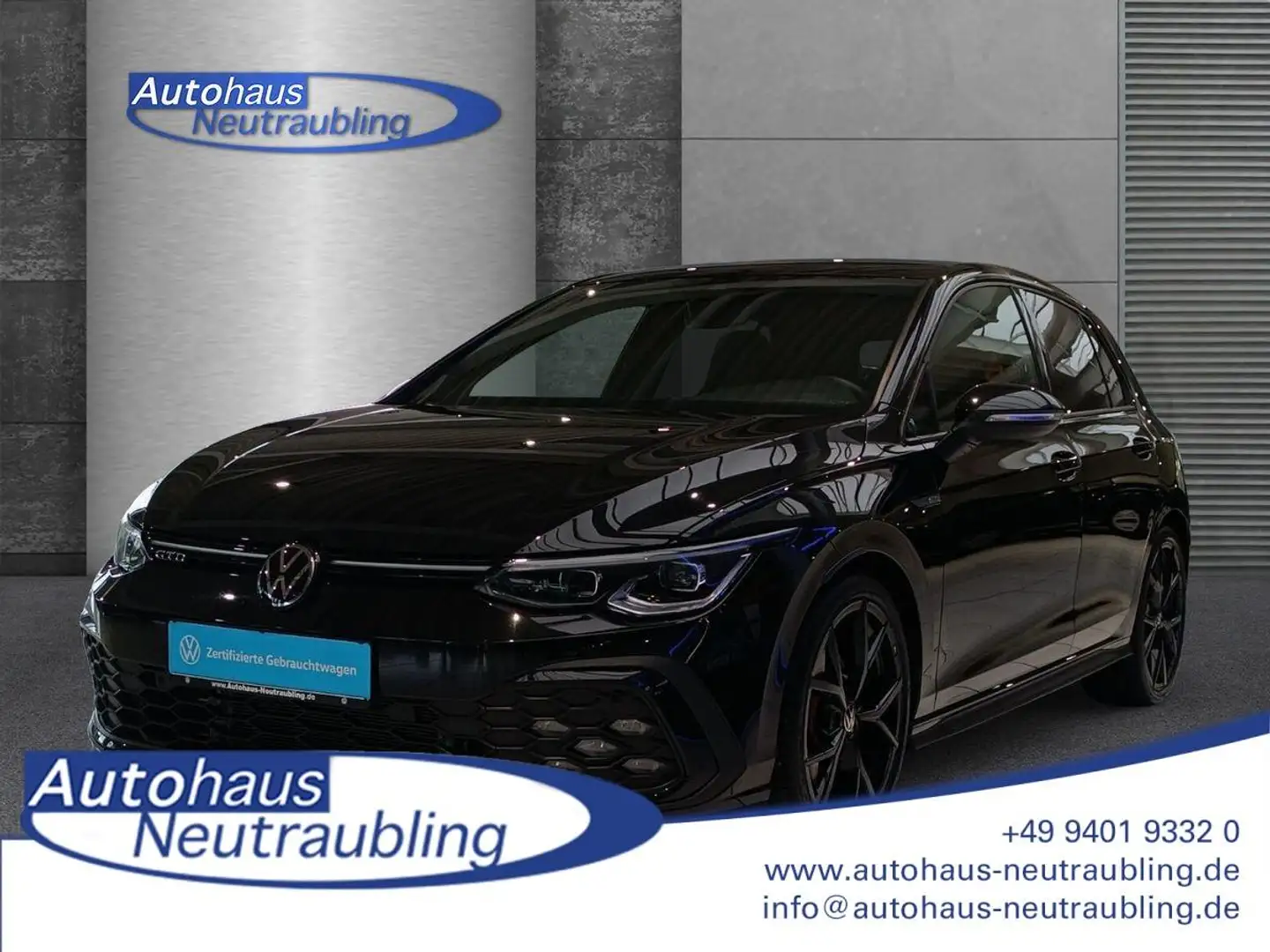Volkswagen Golf 8 2.0 TDI "GTD" 200 PS DSG+NAVI+AHK+REARVIEW Schwarz - 1