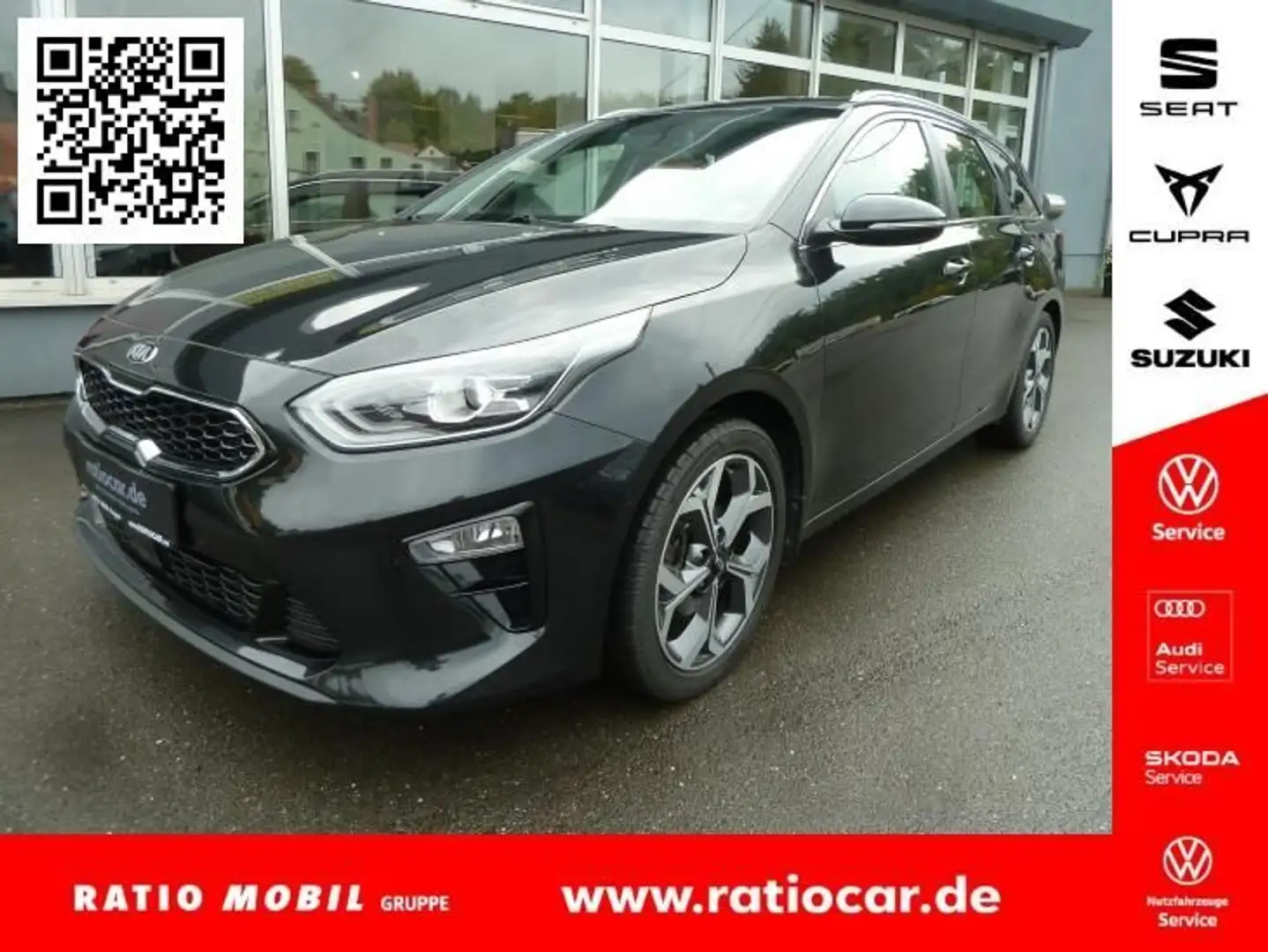 Kia Ceed / cee'd CEED SPORTSWAGON 1.4 T-GDI SPIRIT NAVI SITZHEIZ. Noir - 1