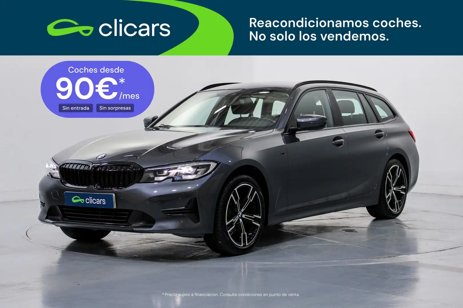 BMW 318 318dA Touring Gris - 1