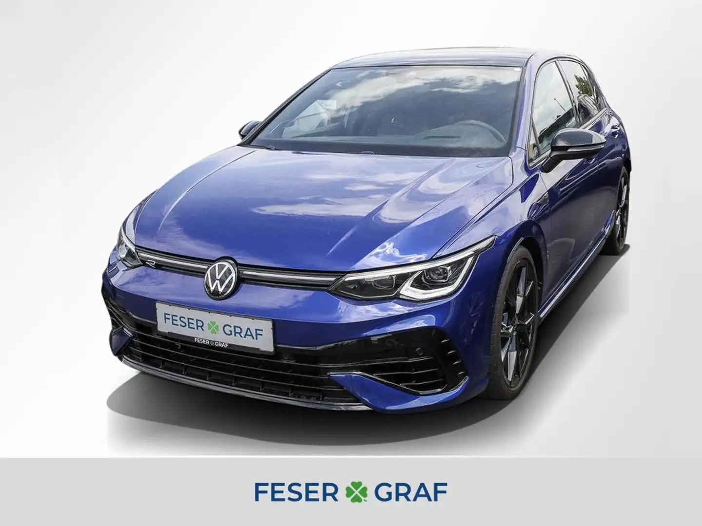 Volkswagen Golf 8 R BlackStyle 2.0 TSI DSG Navi HUD Leder Pano Kam Blau - 1