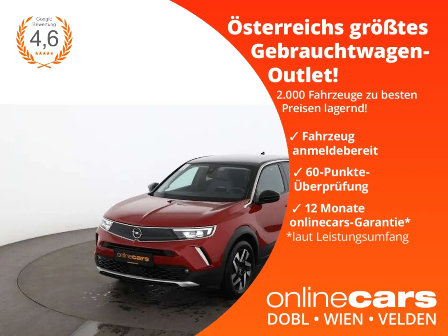 Opel Mokka 1.2 Turbo Elegance LED NAVI SITZHZG R-CAM Rot - 1