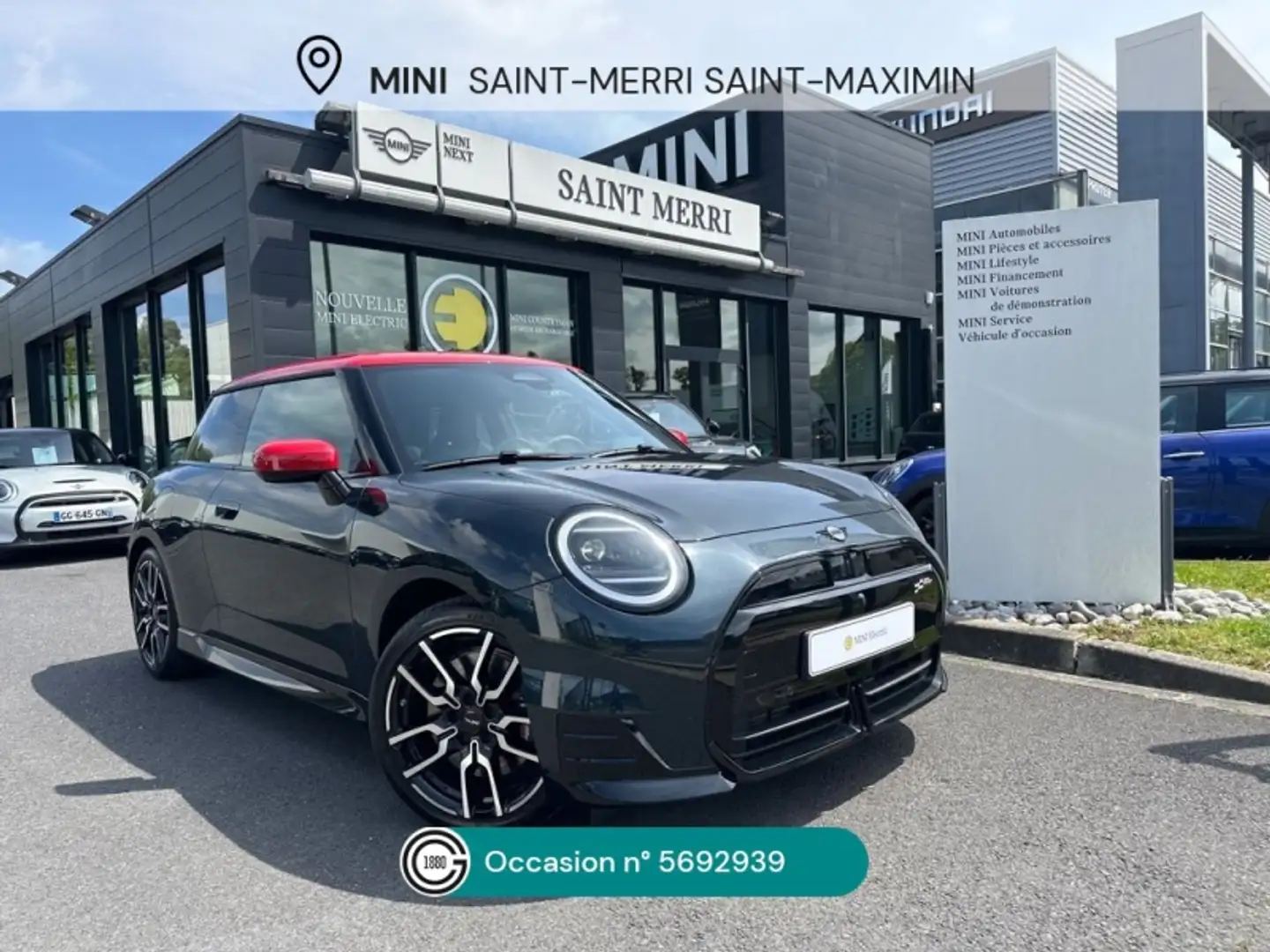 MINI Cooper SE SE 218ch JCW Gris - 1