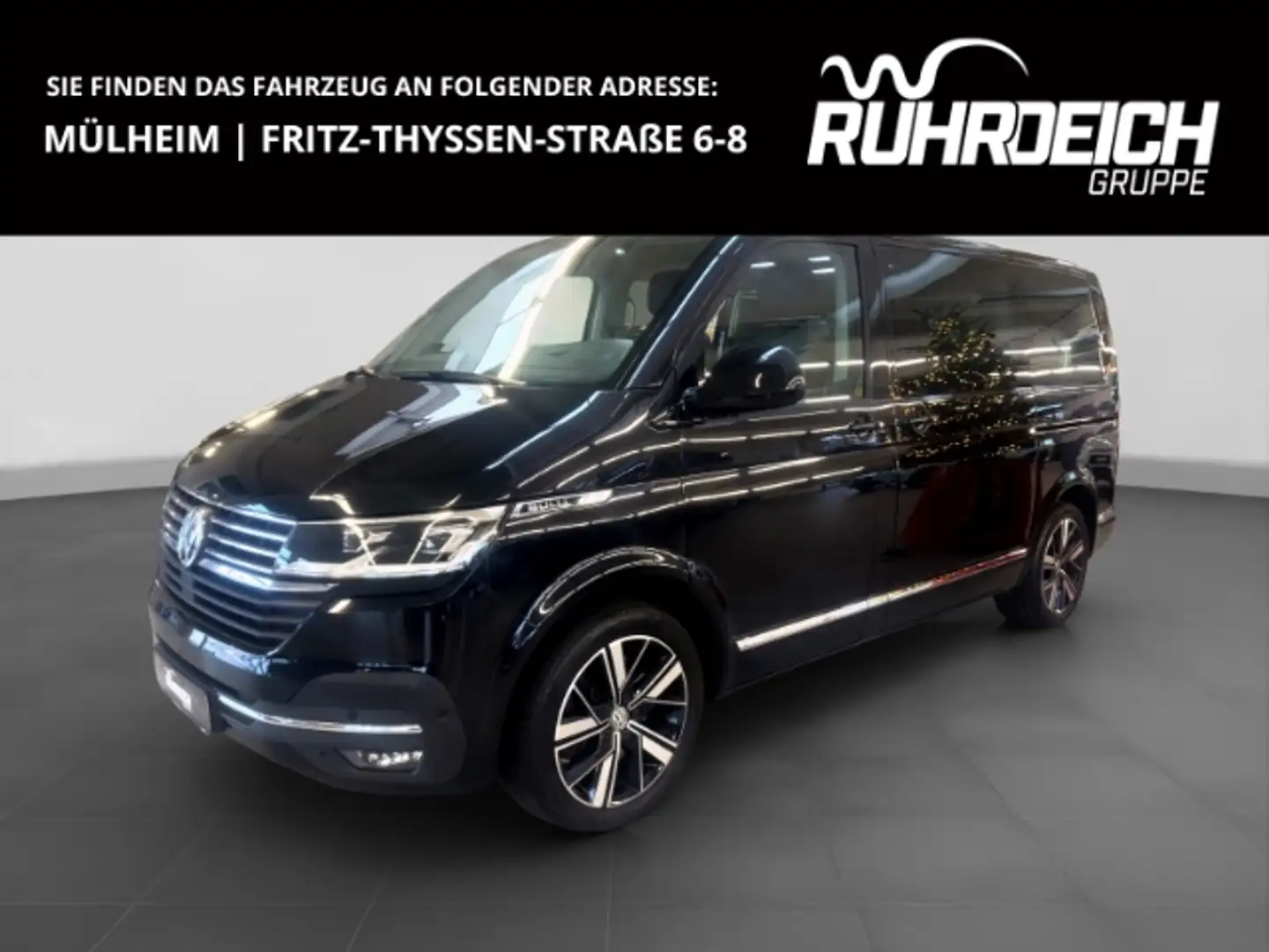 Volkswagen Transporter T6.1 Multivan Highline 4MOTION AD StandHZG AHK-abn Schwarz - 1