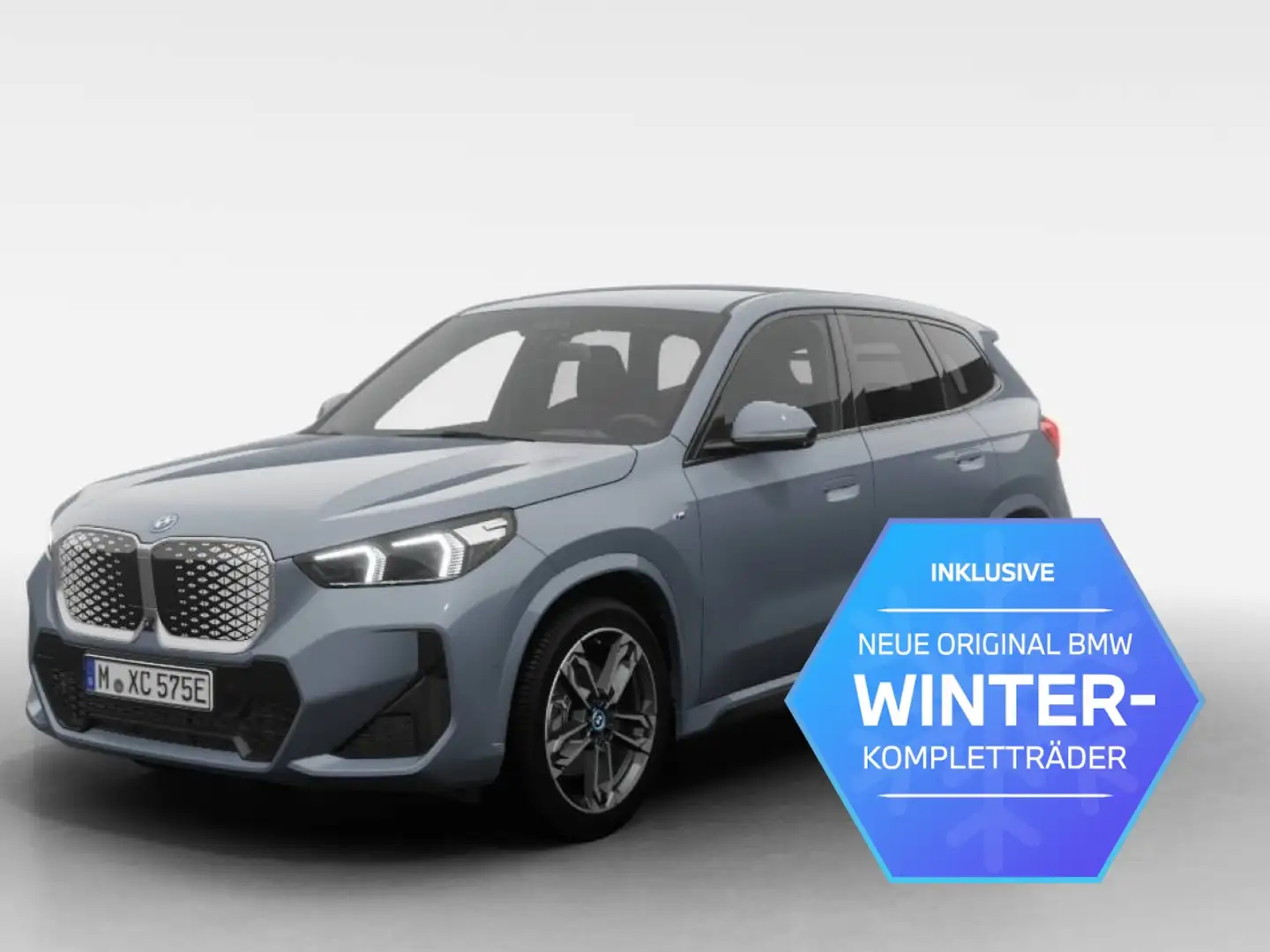 BMW iX1 xDrive30 ///M-Sport DrvAssPro 360° AHK H&K Gris - 1