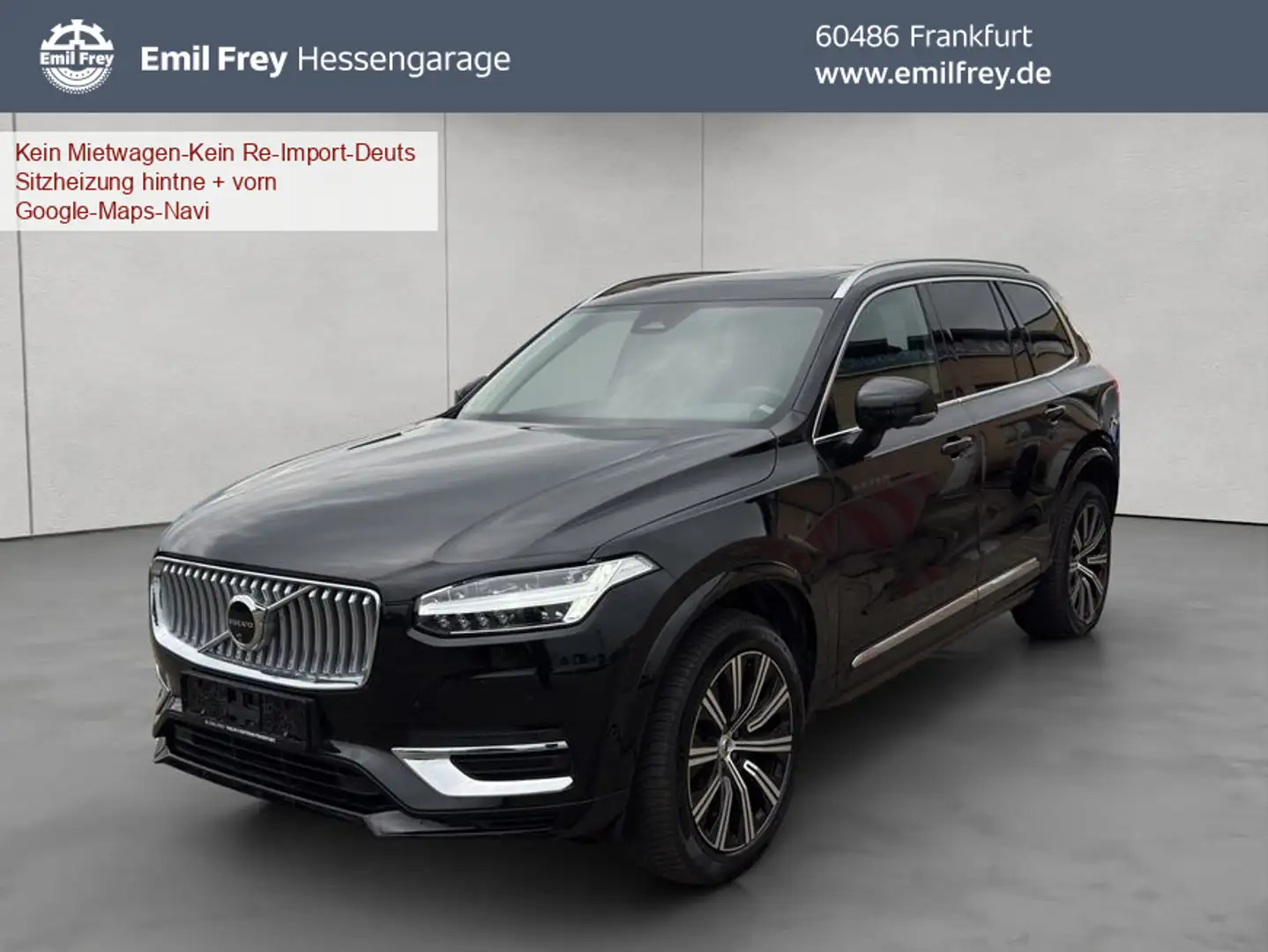 Volvo XC90 XC90 B5 AWD 7S Plus-Bright Glasd 360° Standh AHK L Schwarz - 1