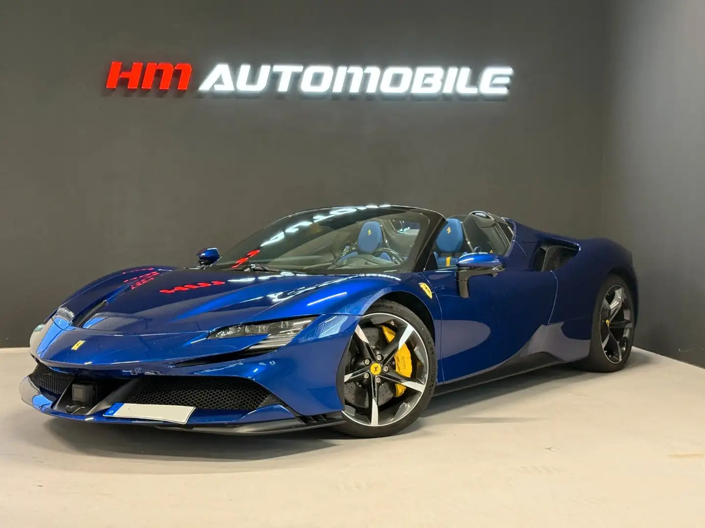 Ferrari SF90 Spider Blauw - 1
