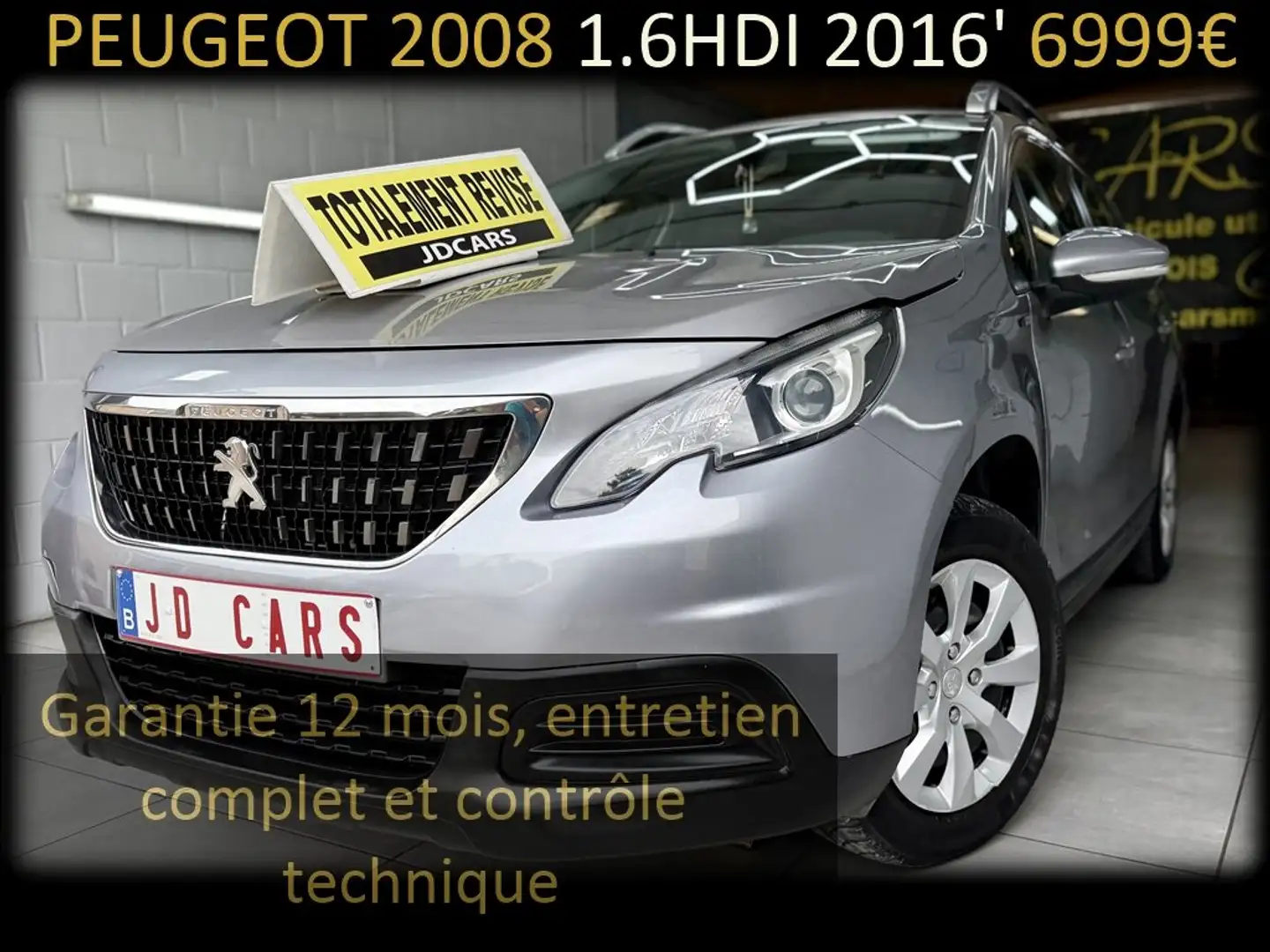 Peugeot 2008 2008 1.6HDi Style ‼️GARANTIE 1 AN CTOK‼️ Grey - 1