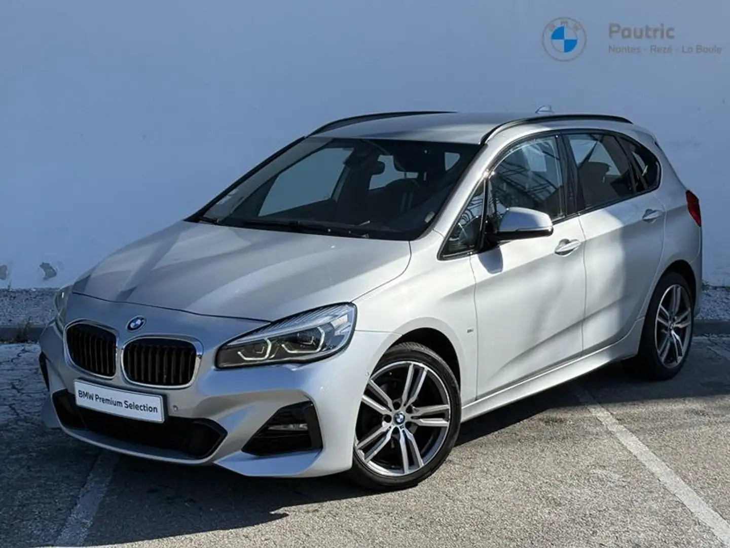 BMW 218 218iA 140ch  M Sport DKG7 Argent - 1