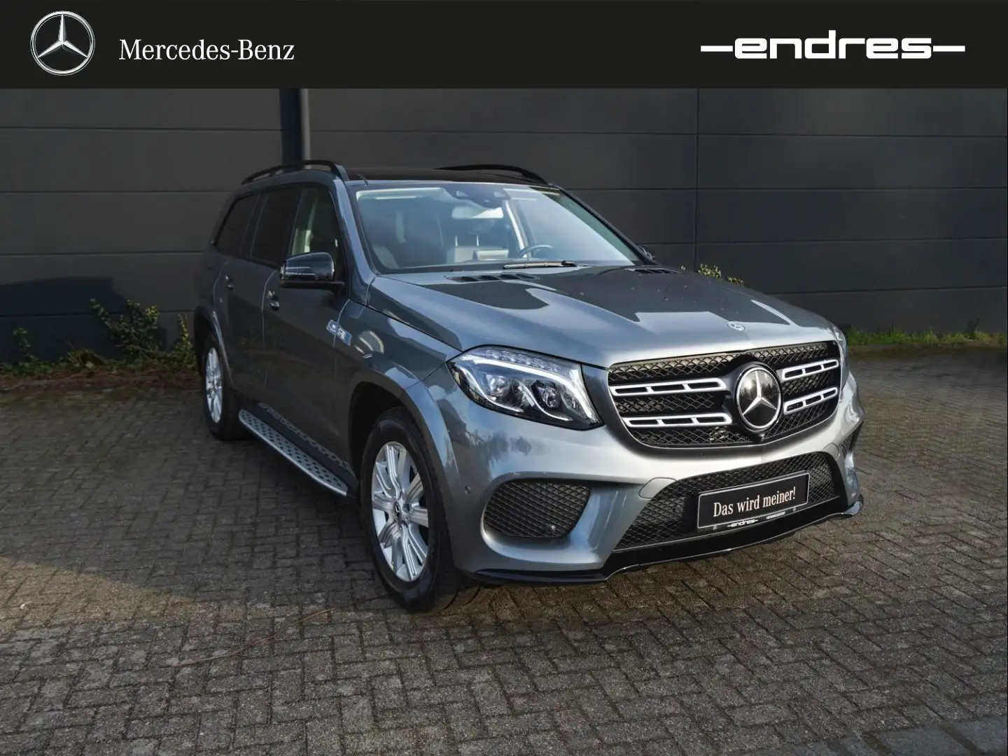 Mercedes-Benz GLS 350 d 4Matic+AMG+NIGHTPAKET+LED+STANDHEIZUNG+ Szary - 1