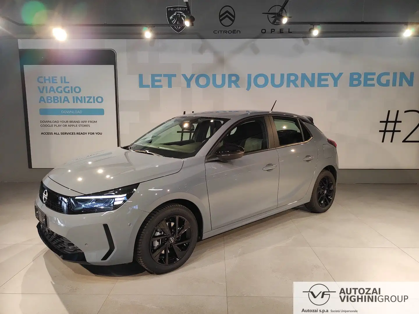 Opel Corsa 1.2 110cv Hybrid Nuova Yes AT6 Grau - 1