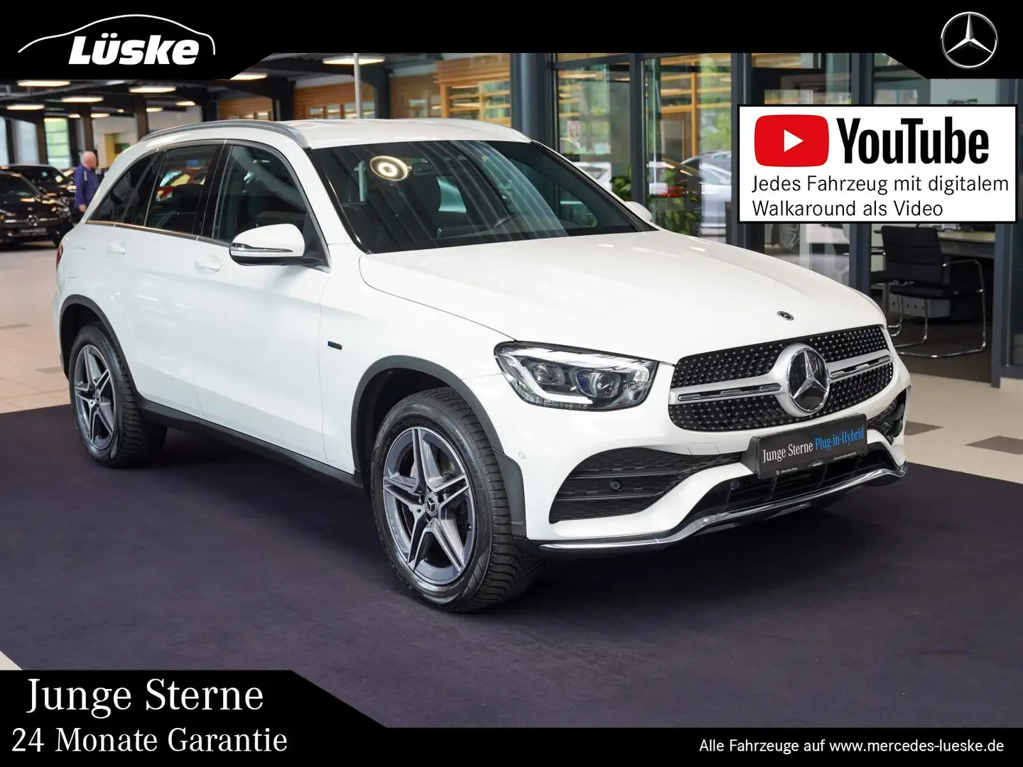 Mercedes-Benz GLC 300 GLC 300 de 4M AMG Line AHK CarPlay DAB MULTIBEA Weiß - 1