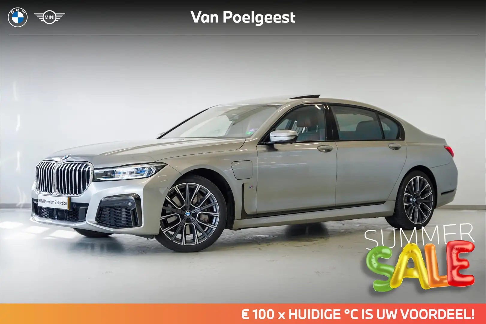 BMW 745 7 Serie 745Le xDrive High Executive M Sportpakket Бежевый  - 1