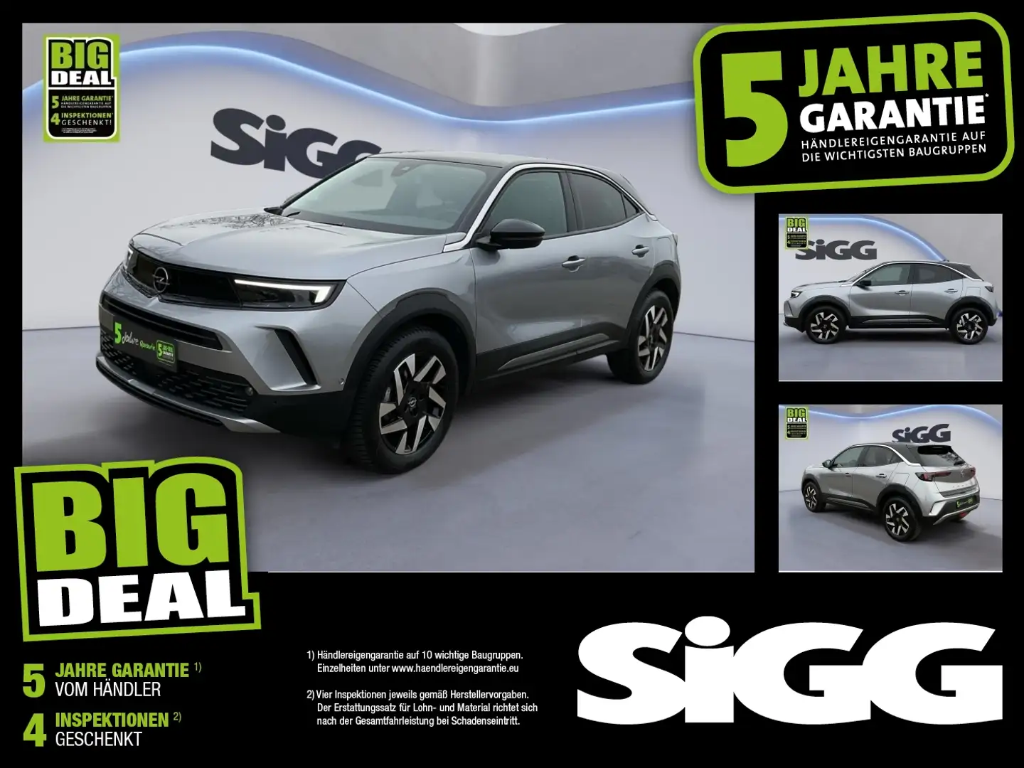 Opel Mokka 1.2 Turbo Elegance Kamera Keyless DAB+ Gris - 1