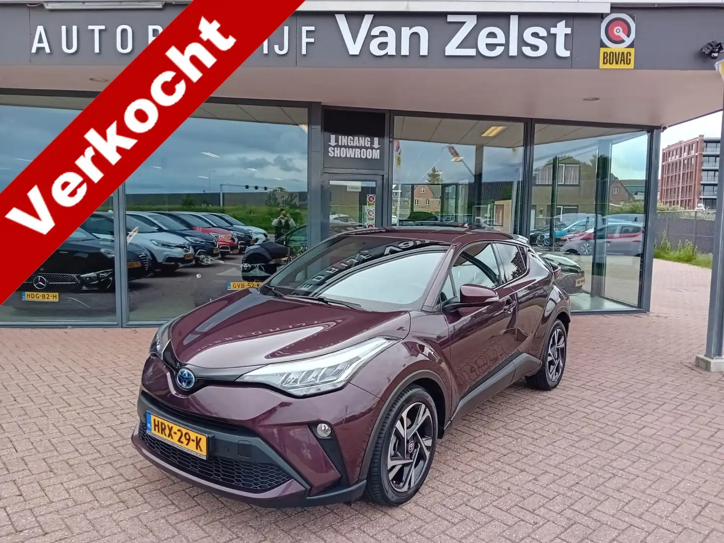 Toyota C-HR 1.8 Hybrid Dynamic Automaat, Airco(automatisch), C Paars - 1