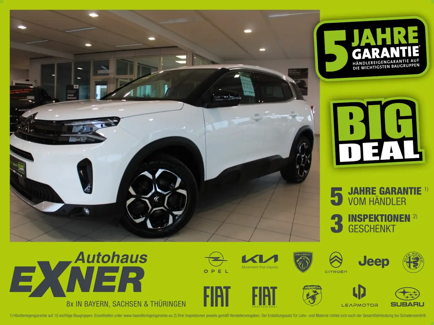 Citroen C5 Aircross 1.2 PureTech 130 FEEL PACK LED+Kam. Weiß - 1