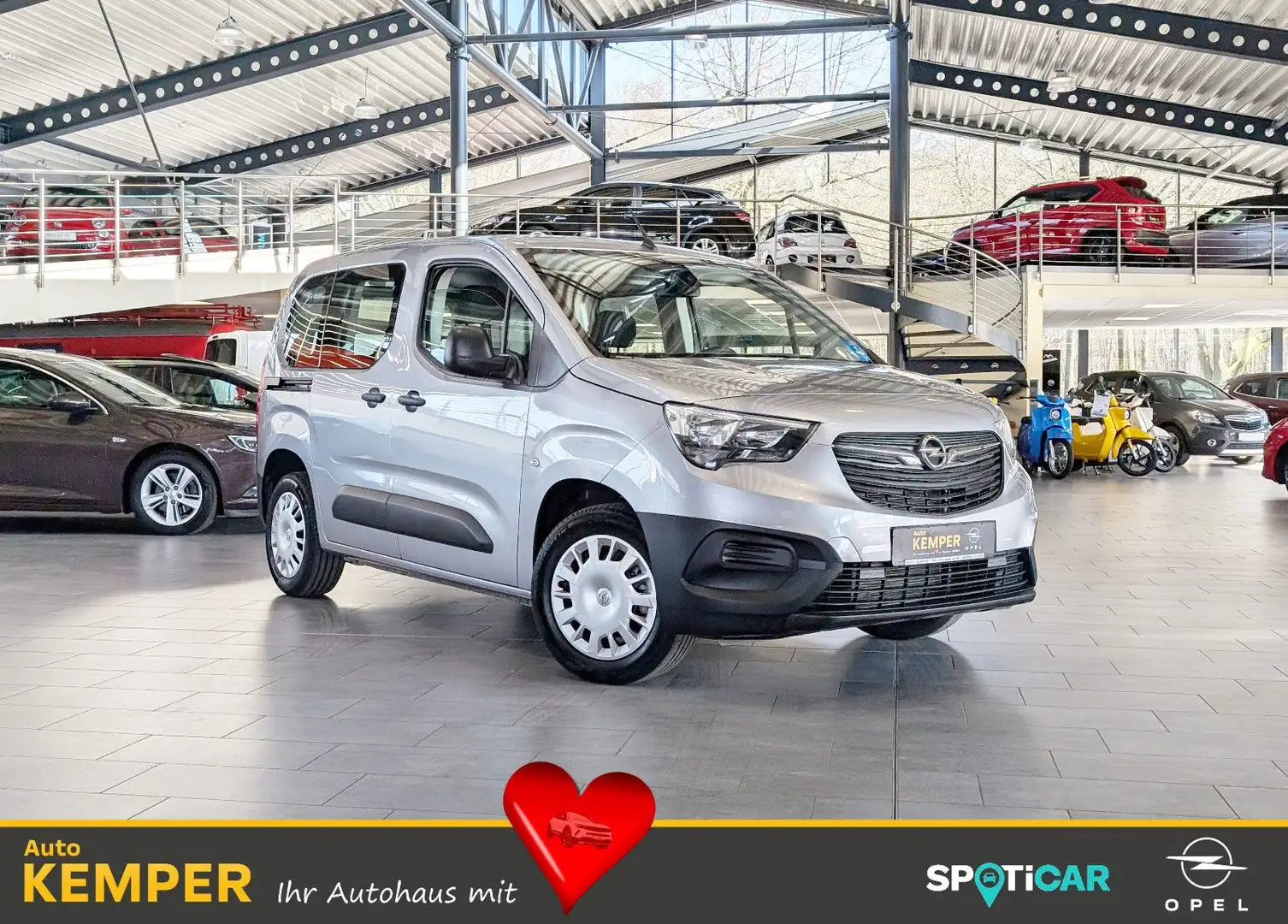 Opel Combo Life 1.5D *PDC*Tempomat*DAB* Gris - 1