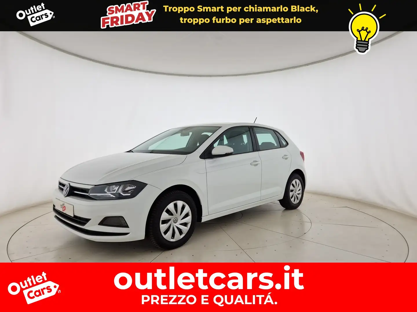 Volkswagen Polo 5p 1.0 mpi comfortline 75cv Blanc - 1