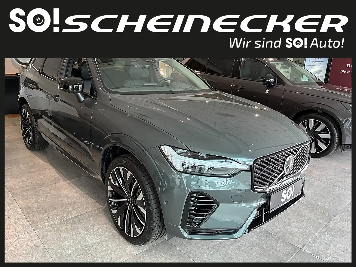 Volvo XC60 T6 AWD PHEV 18,8kWh Ultra Dark Aut. Grün - 1