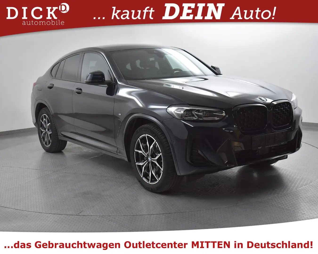 BMW X4 xDr 20i Sport Aut. M PAKET+PROF+VIRTU+ACC+LED Fekete - 1