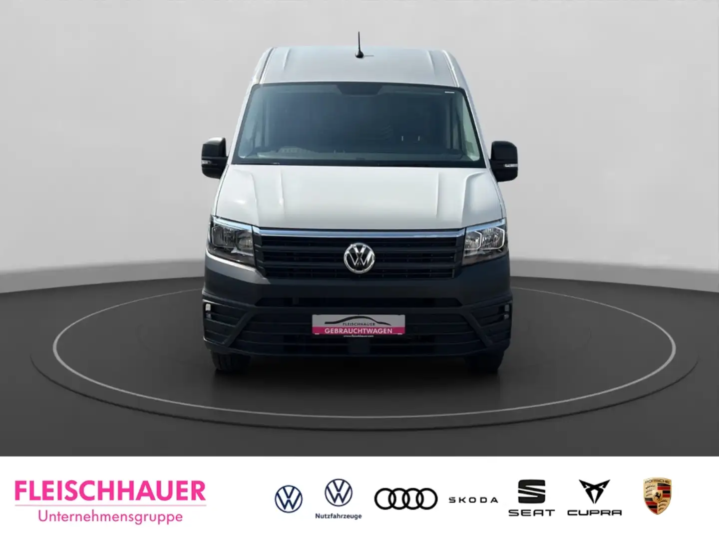 Volkswagen Crafter lang 2.0 TDI Klima Spurass. Totwinkelass. Rückfahr Weiß - 2