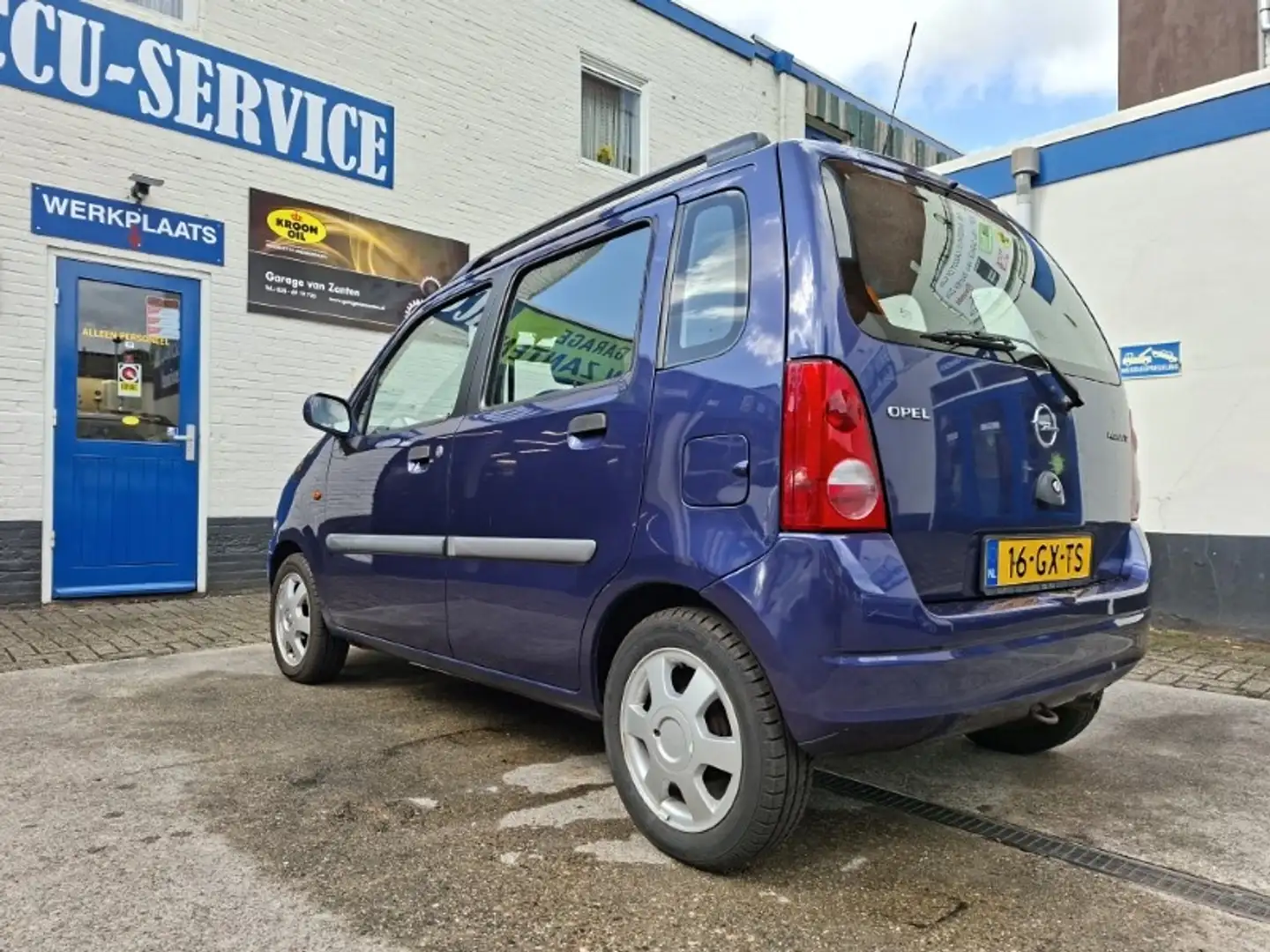 Opel Agila 1.2-16V Elegance Blauw - 2
