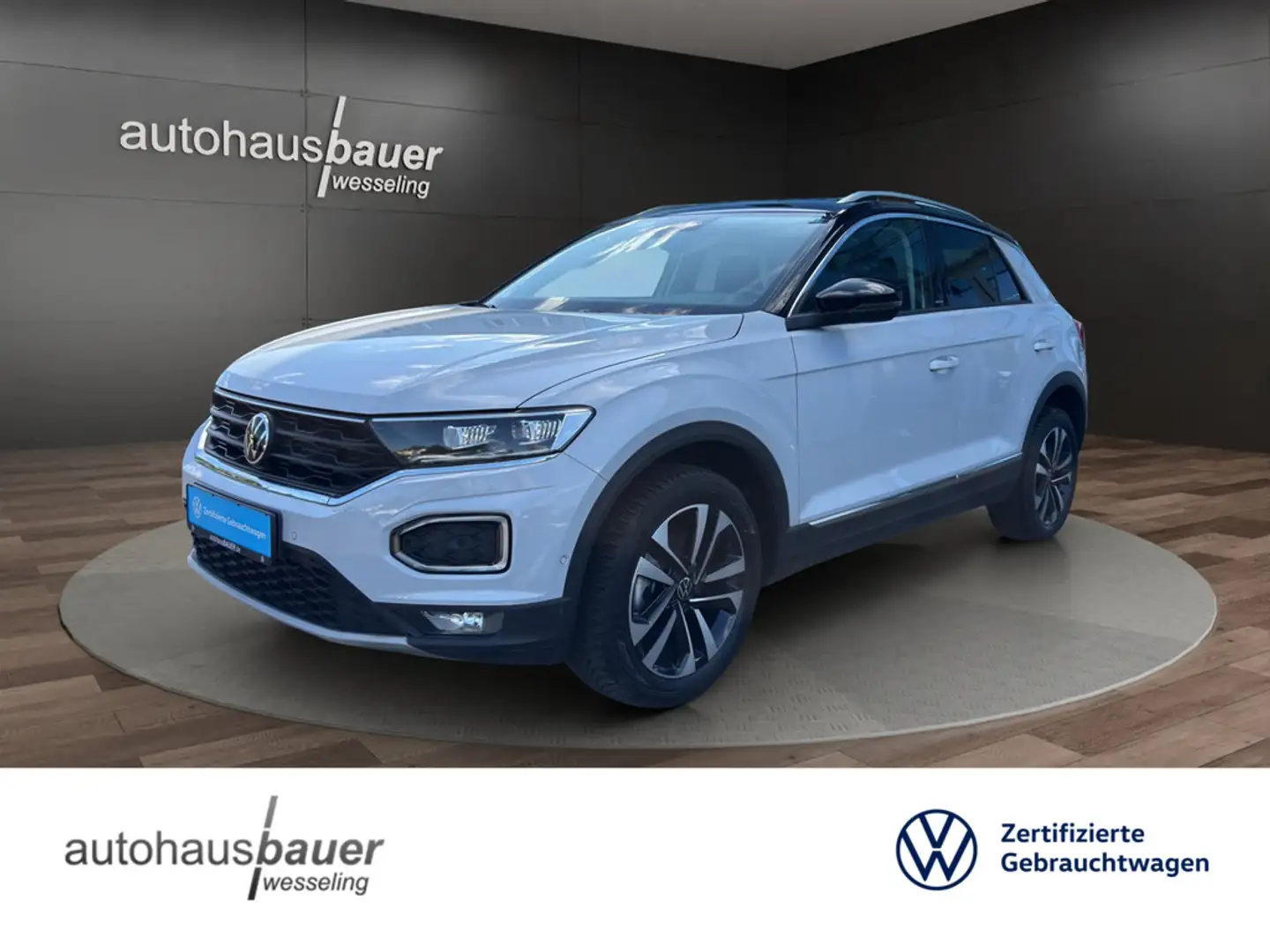 Volkswagen T-Roc 2.0l TDI United *LED,SHZ,APP,NAV,2-Zonen Klima* Silber - 1