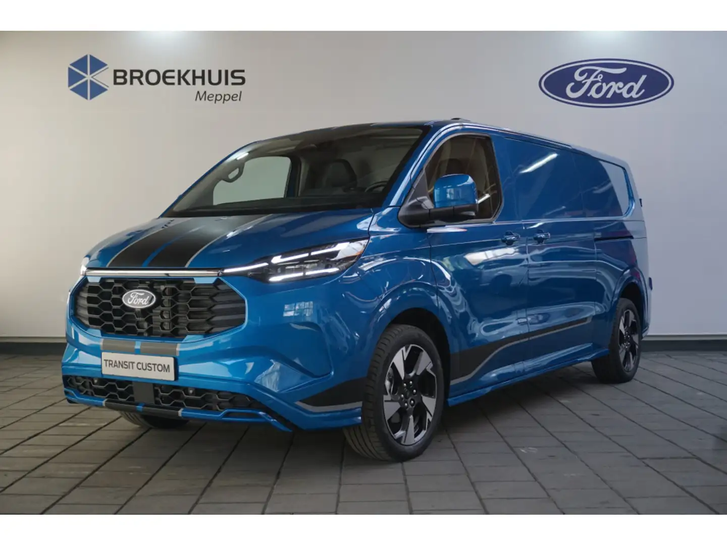 Ford Transit Custom 320 2.5 PHEV L2H1 Sport | 1-fase laadkabel mode 3 Blauw - 2